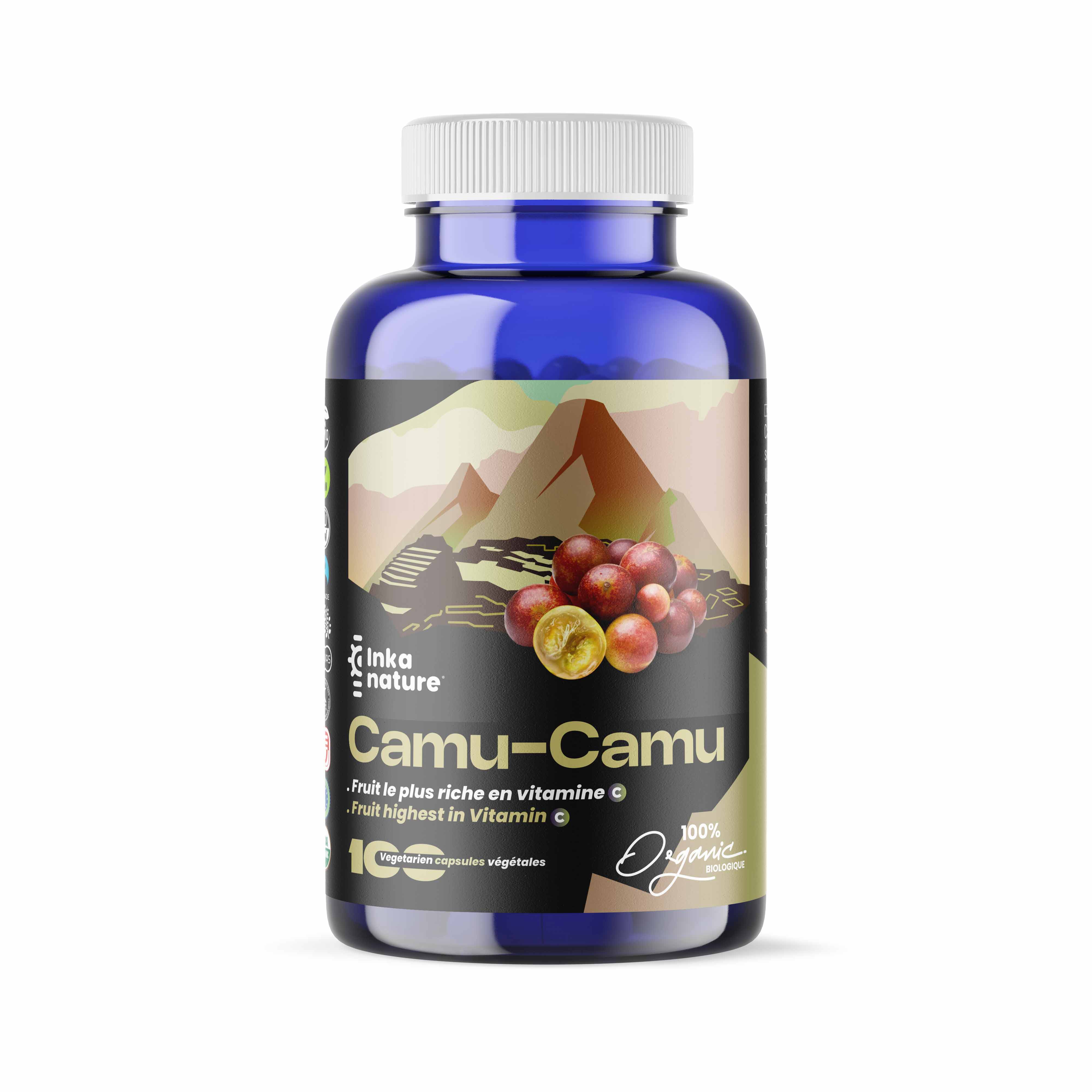 Organic Camu Camu Capsules - Inka Nature
